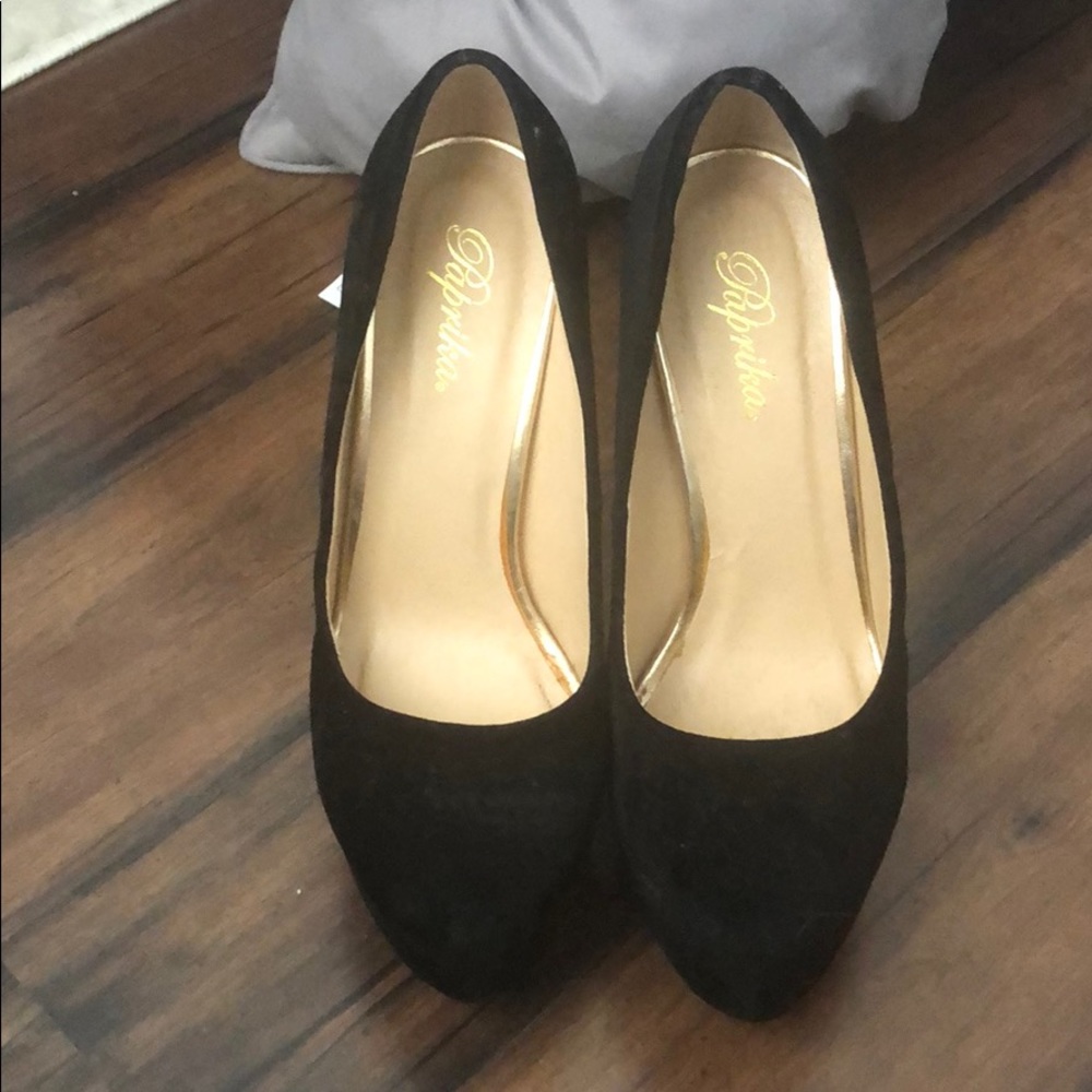 Black heels